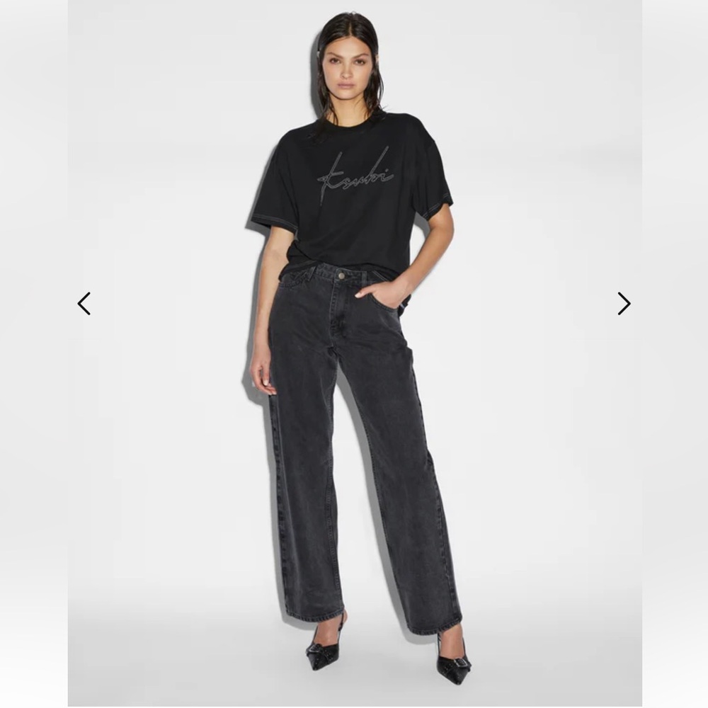 KSUBI Black Denim Jeans